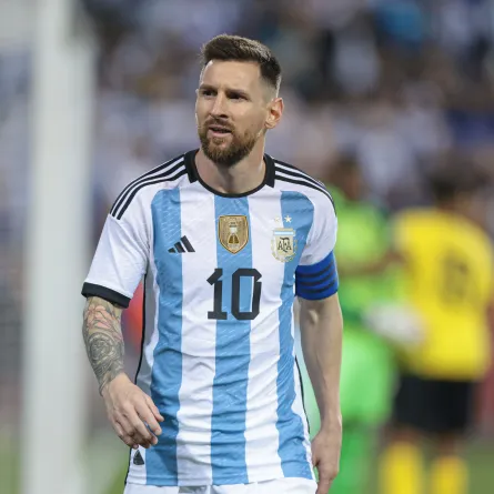 ليونيل ميسي بقميص منتخب الأرجنتين