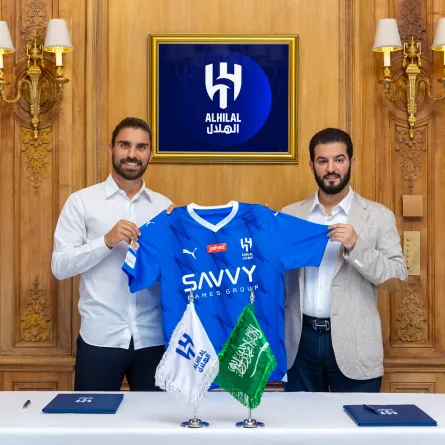 الهلال يتعاقد مع البرتغالي روبن نيفيز لمدة 3 أعوام رسميا - الصورة من حساب نادي الهلال الرسمي على تويتر