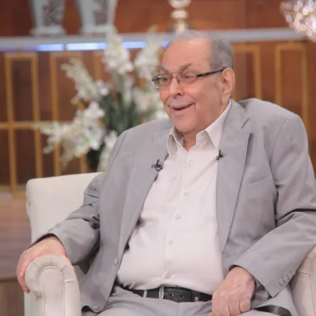 جميل المغازي - الصورة من حساب ابنه جميل جميل المغازي على الفيس بوك