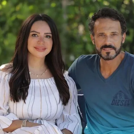 يوسف الشريف وزوجته إنجي علاء- الصورة من حساب يوسف الشريف على إنستغرام