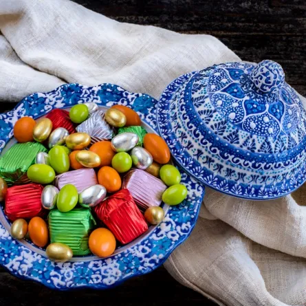 طرق تقديم الحلوى