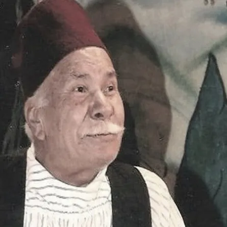 الفنان الراحل عبد الله حمصي الصورة من صفحة الفنانة سيرين عبد النور على تويتر 