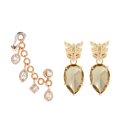 أقراط أذن غريبة بتصاميم مُبتكرة لإطلالة أكثر جرأة في عيد الأضحى