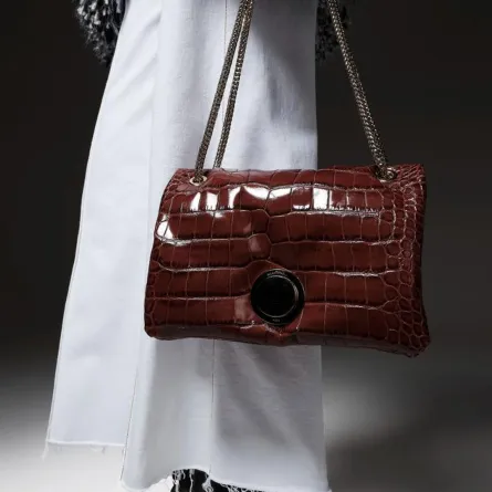 حقيبة يد باللون القرميدي من جيامباتيستا فالي Giambattista Valli