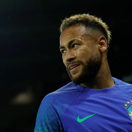 Soccer Football - International Friendly - Brazil v Tunisia - Parc des Princes, Paris, France - September 27, 2022 Brazil's Neymar reacts REUTERS/Gonzalo Fuentes/File Photo