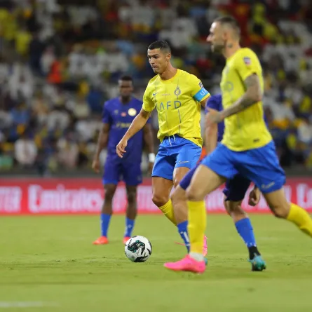 لقطات من مباراة النصر والمنستيري في منافسات كأس الملك سلمان للأندية العربية - الصورة من حساب نادي النصر على إكس "تويتر سابقا"