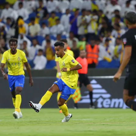 التعادل السلبي سيد الموقف بين النصر والشباب في كأس الملك سلمان للأندية - الصورة من حساب نادي النصر على إكس "تويتر سابقا"