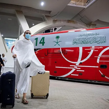 حجاج ضيوف برنامج خادم الحرمين الشريفين للحج والعمرة والزيارة. الصورة من was