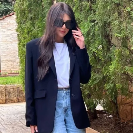 ماريتا الحلاني تتألق ببليزر عصري في إطلالة ناعمة-  (مصدر الصورة: انستغرام ماريتا الحلاني maritta)