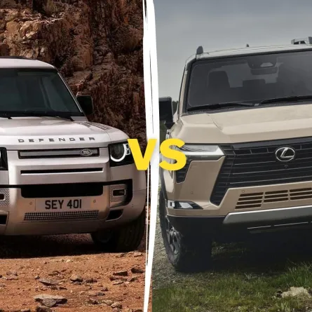 لكزس جي إكس VS لاندروفر ديفيندر