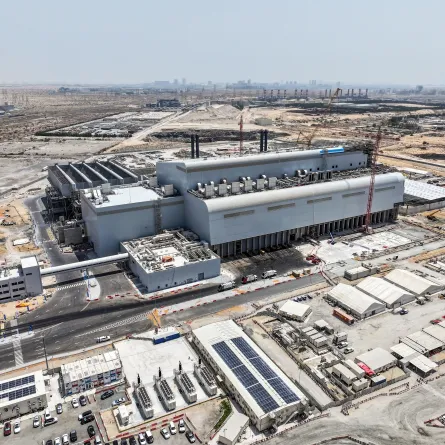 مركز تحويل النفايات إلى طاقة في ورسان. الصورة من wam