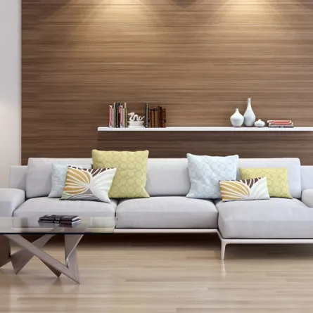 ورق الجدران منسجم مع الأثاث