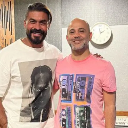 خالد سليم وحسن الشافعي - الصورة من الحساب الخاص لـ خالد سليم على إنستغرام