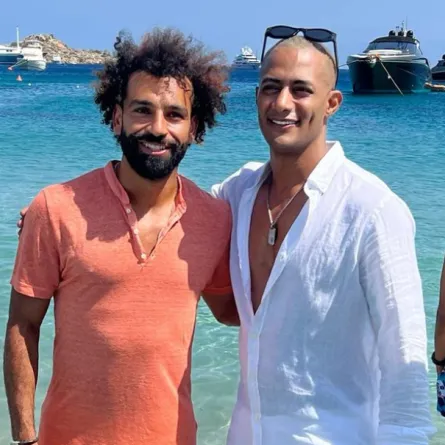 محمد رمضان مع محمد صلاح - الصورة من حساب محمد رمضان على انستغرام