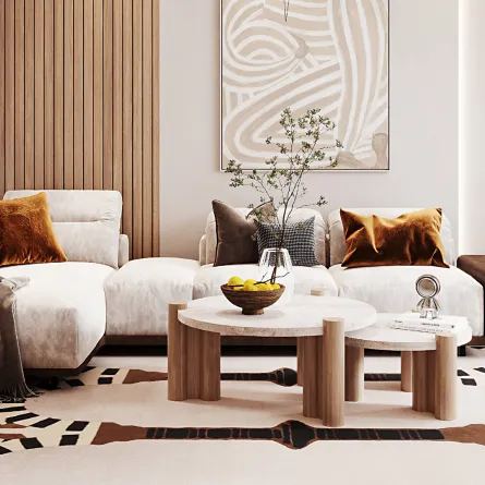 الخشب في المساحات الداخلية شعور بالدفء وثراء الطبيعة