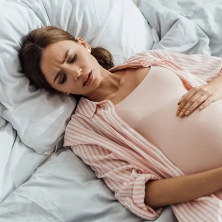 صورة لحامل في الشهر السابع