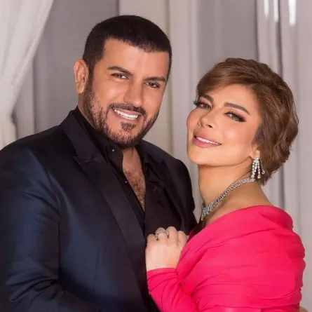 أصالة وزوجها فائق حسن - الصورة من صفحتها على إنستغرام