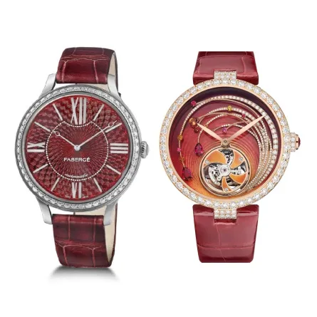 ساعات يد مزينة بالأناميل 2023.. فخامة عصرية تسحر القلوب