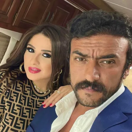 ياسمين عبد العزيز وأحمد العوضي - الصورة من حساب ياسمين على فيسبوك