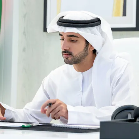 الشيخ حمدان بن محمد. الصورة من wam