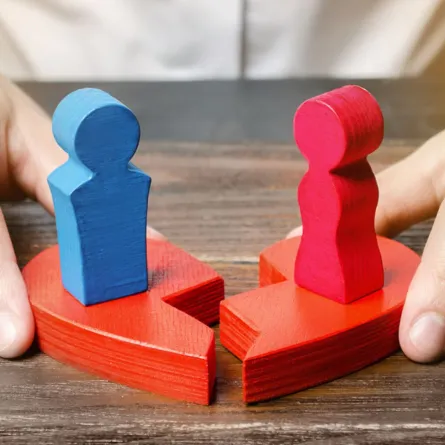 صورة تعبيرية عن الزوجين