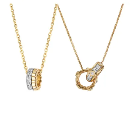 موديلات سلاسل ذهب قصيرة للبنات ونصائح موضة لتنسيقها