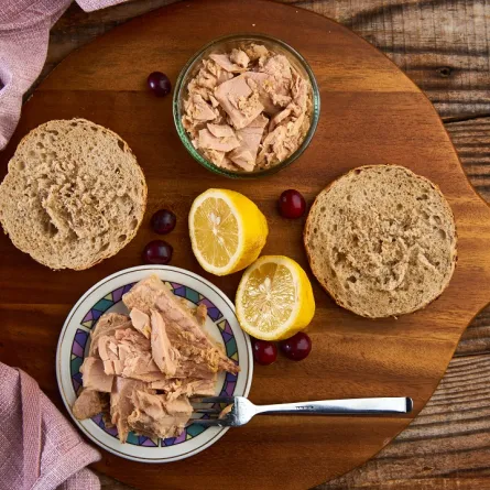 صورة لقطع التونة