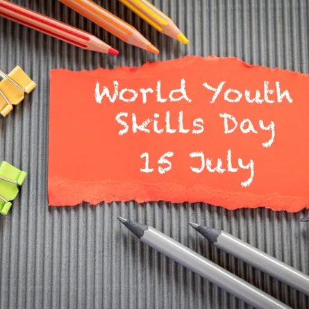  اليوم العالمي لمهارات الشباب. الصورة من موقع shutterstock