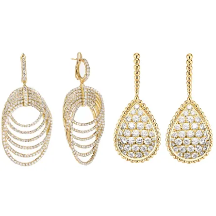 أجمل موديلات الأقراط الكبيرة وأسرار إختيار الموديل المناسب لشكل الوجه