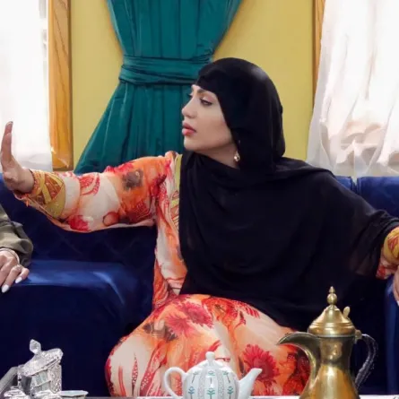 فوز الشطي وفي الشرقاوي في أمر إخلاء - الصورة من حساب الفنانة فوز على الانستغرام