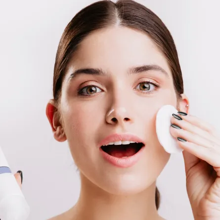 وصفات طبيعية لتنظيف البشرة من المكياج.