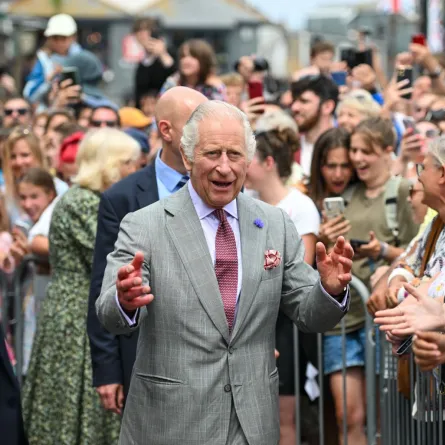 الملك تشارلز الثالث King Charles III  (مصدر الصورة: Finnbarr Webster / POOL / AFP)