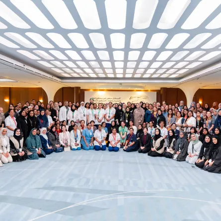 مؤسسة دبي الصحية الأكاديمية تحصل على اعتماد "الختم الذهبي" . الصورة من wam