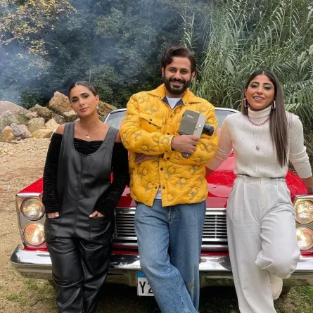 كواليس مسلسل غسيل -الصورة من صفحة شجون الهاجري على إنستغرام 