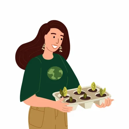 إعادة استخدام كراتين البيض 