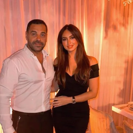 طارق العريان وزوجته نيكول سعفان - الصورة من صفحته على انستغرام 