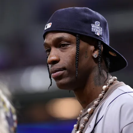 ترافيس سكوت  Travis Scott  (مصدر الصورة: Carmen Mandato / GETTY IMAGES NORTH AMERICA / Getty Images via AFP)