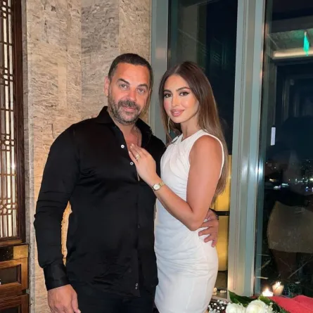 نيكول سعفان وطارق العريان - الصورة من حساب نيكول على انستغرام