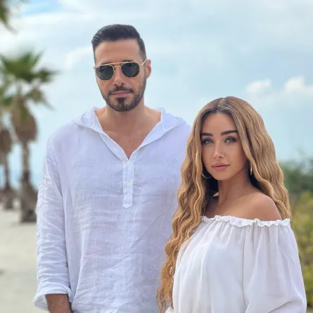 هنا الزاهد وأحمد السعدني - الصورة من حسابها على انستغرام