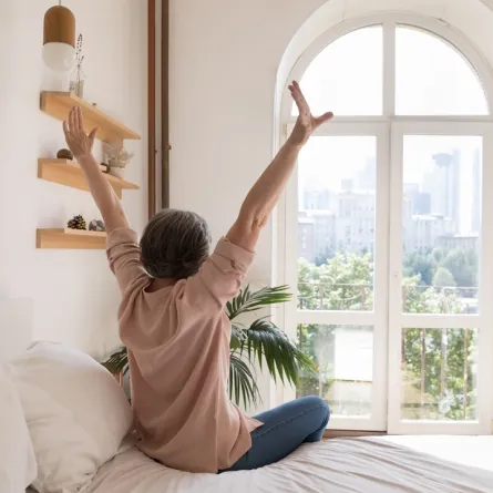 صورة تعبيرية لإمرأة  تسعينية