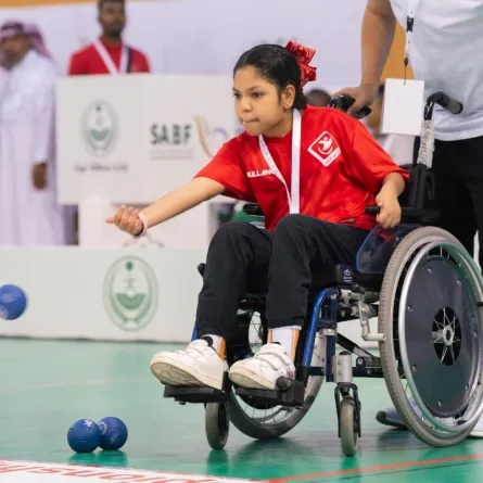 انطلاق فعاليات بطولة تبوك الخليجية الأولى لرياضة "البوتشيا" - الصورة من حساب الاتحاد السعودي للبوتشيا من منصة إكس "تويتر سابقا"