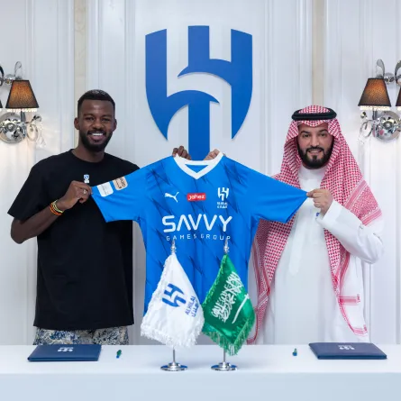 حسان تمبكتي ينضم إلى الهلال- الصورة من حساب الهلال على منصة إكس 