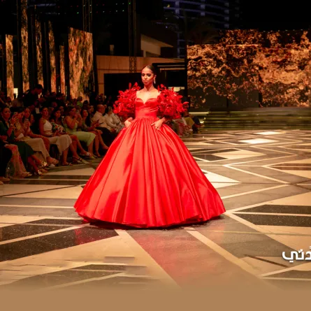 فستان من مايكل سينكو- تصوير منى مجدي خاص سيدتي