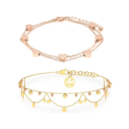  موديلات خلاخل ذهب وردي لإطلالتكِ على الشاطئ في صيف 2023