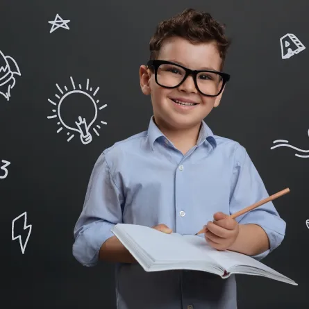 صورة لطفل على ملامحه القوة والاستقلال