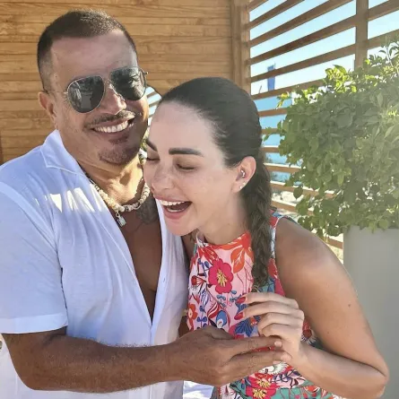 داليدا خليل وعمرو دياب - الصورة من حسابها على إنستغرام