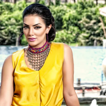 حورية فرغلي -الصورة من صفحتها على الفيس بوك