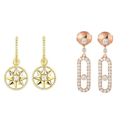 أقراط متدلية قصيرة لصيف 2023