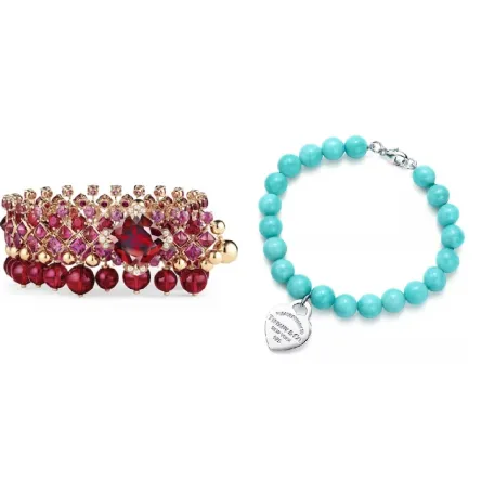 موديلات أساور خرز ملونة للمرأة الجريئة