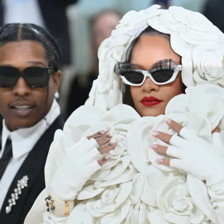 ريهانا وآساب روكي Rihanna and ASAP Rocky (مصدر الصورة: ANGELA WEISS / AFP)